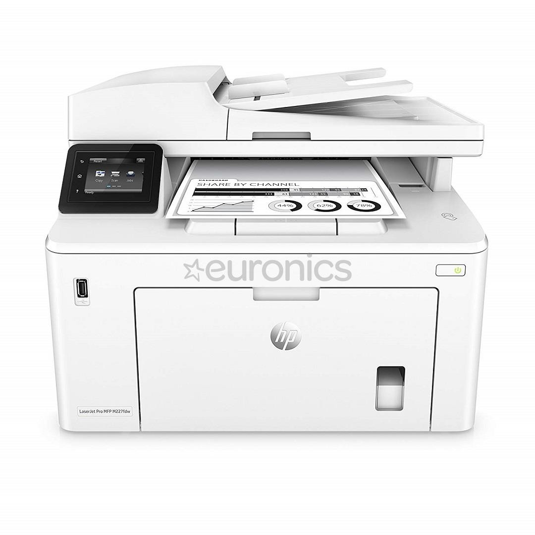 Daudzfunkciju lāzerprinteris LaserJet Pro MFP M227fdw, HP
