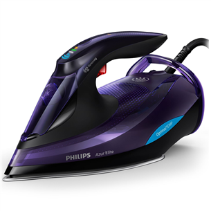 Philips Azur Elite, 3000 Вт, черный/фиолетовый - Паровой утюг GC5039/30