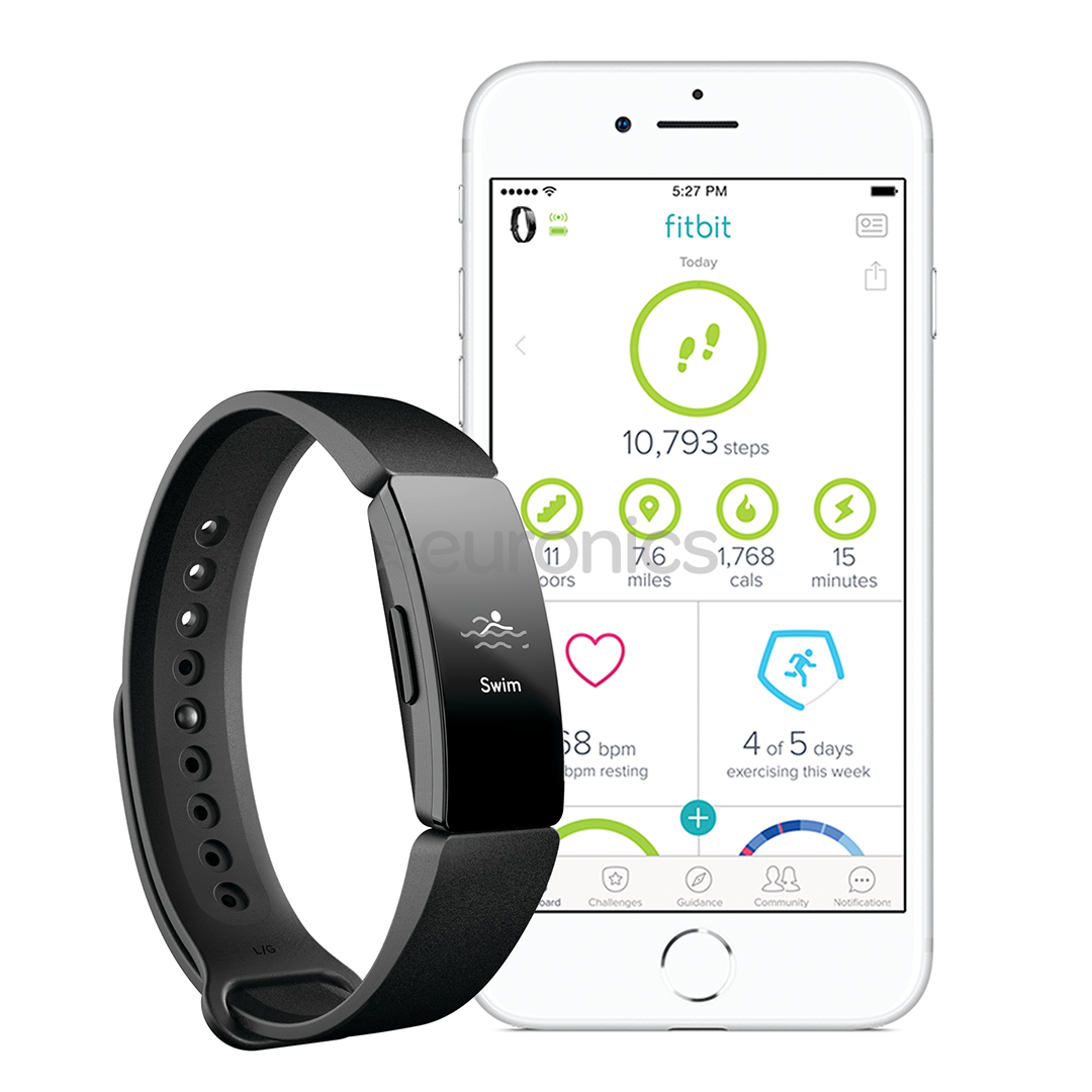Aktivitāšu sensora aproce Inspire HR, Fitbit