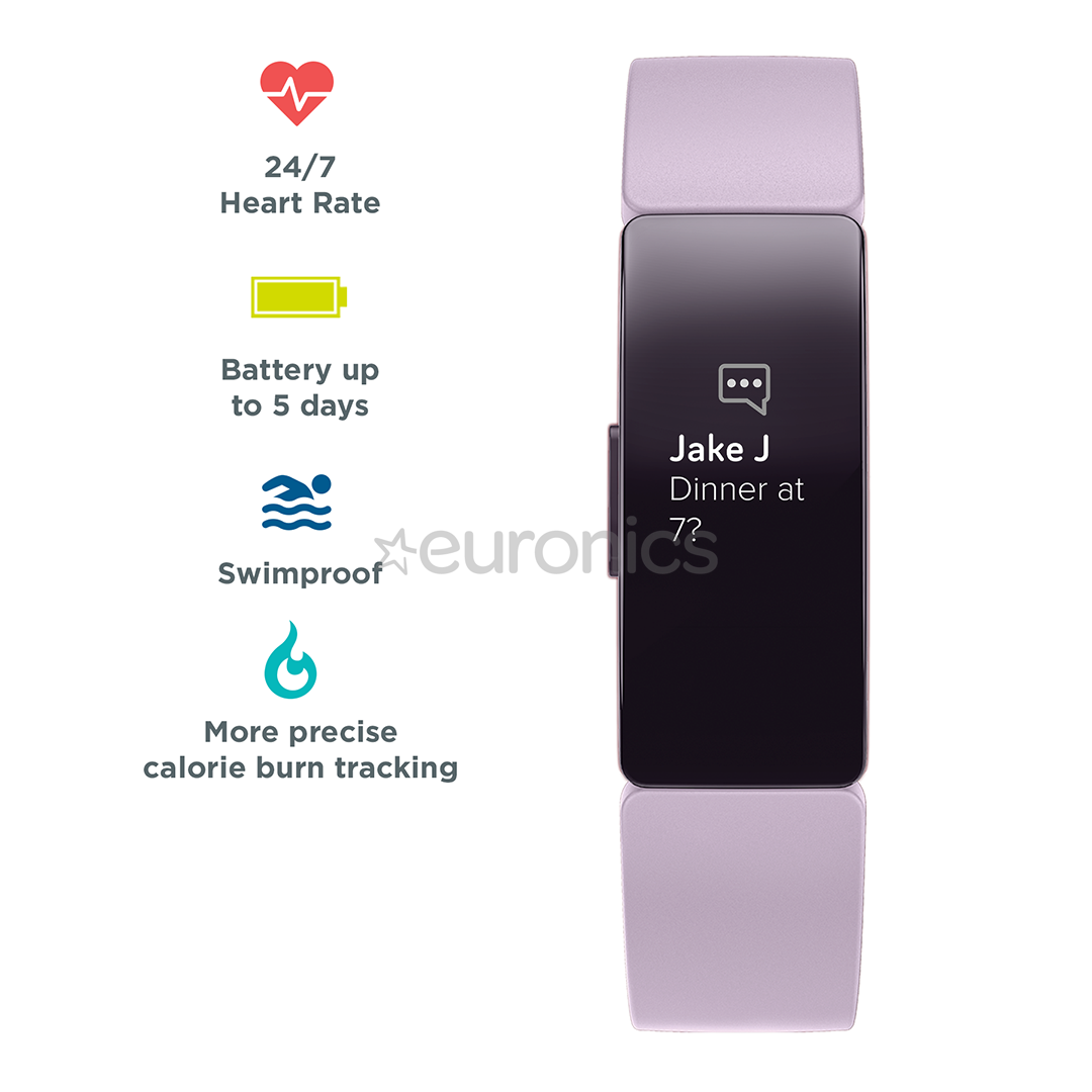 Aktivitāšu sensora aproce Inspire HR, Fitbit