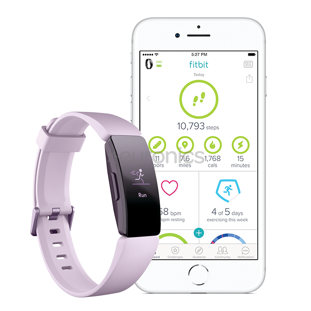 Aktivitāšu sensora aproce Inspire HR, Fitbit