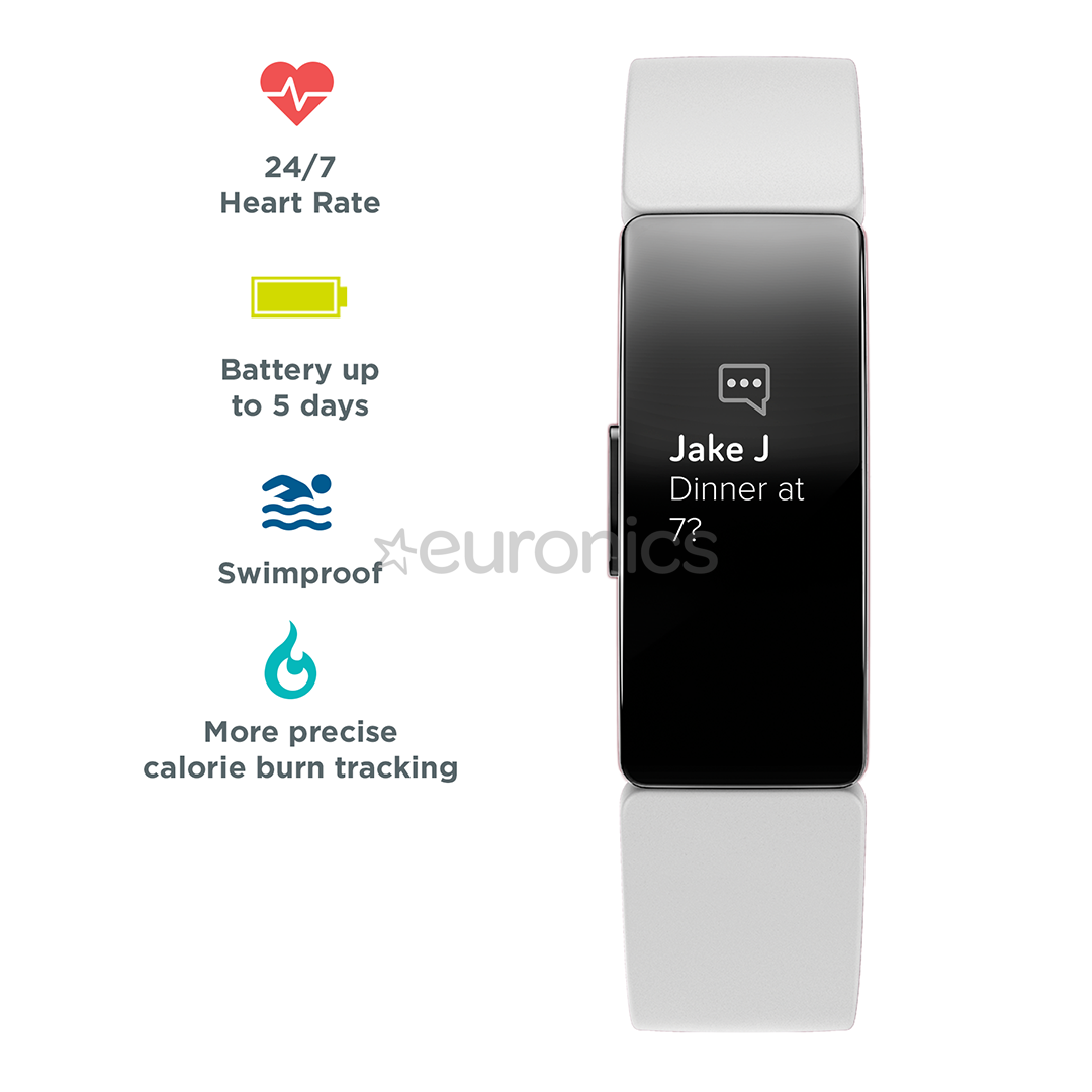 Aktivitāšu sensora aproce Inspire HR, Fitbit
