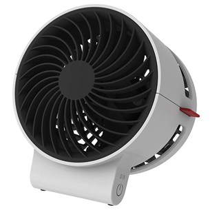 Boneco Air Shower, balta/melna - Galda ventilators