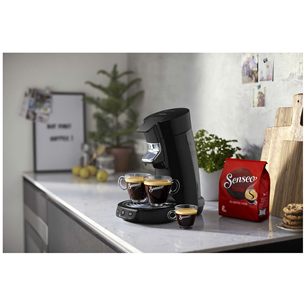 Philips Senseo® Viva Café, melna - Maisiņu kafijas automāts