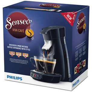 Philips Senseo® Viva Café, melna - Maisiņu kafijas automāts