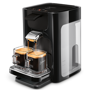 Philips Senseo Quadrante, black - Coffee pod machine