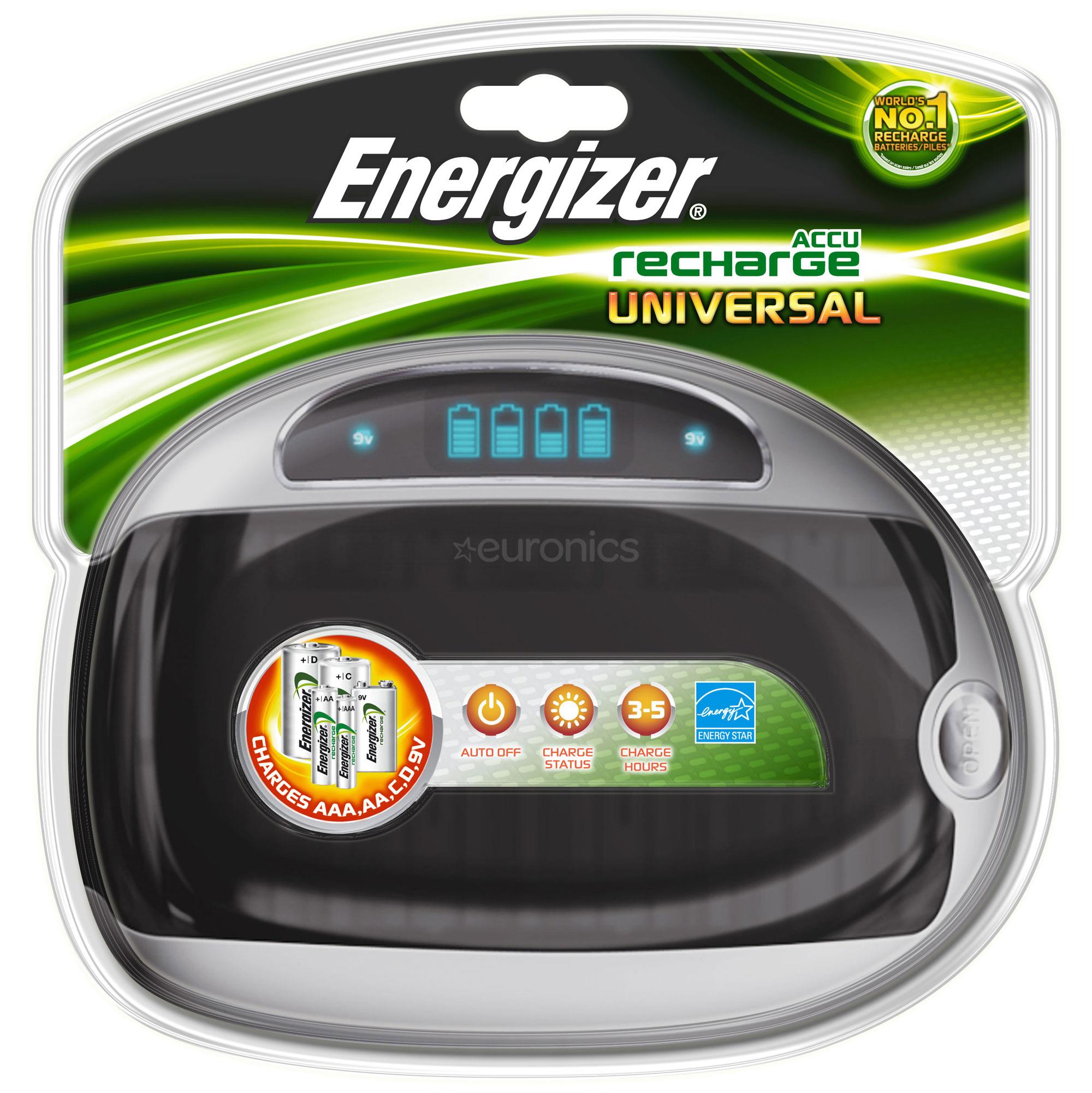 Lādētājs Universal, Energizer