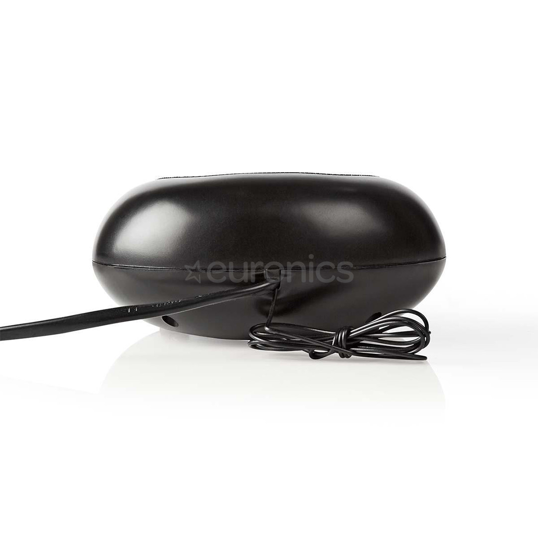 Radio pulkstenis CLAR001BK, Nedis