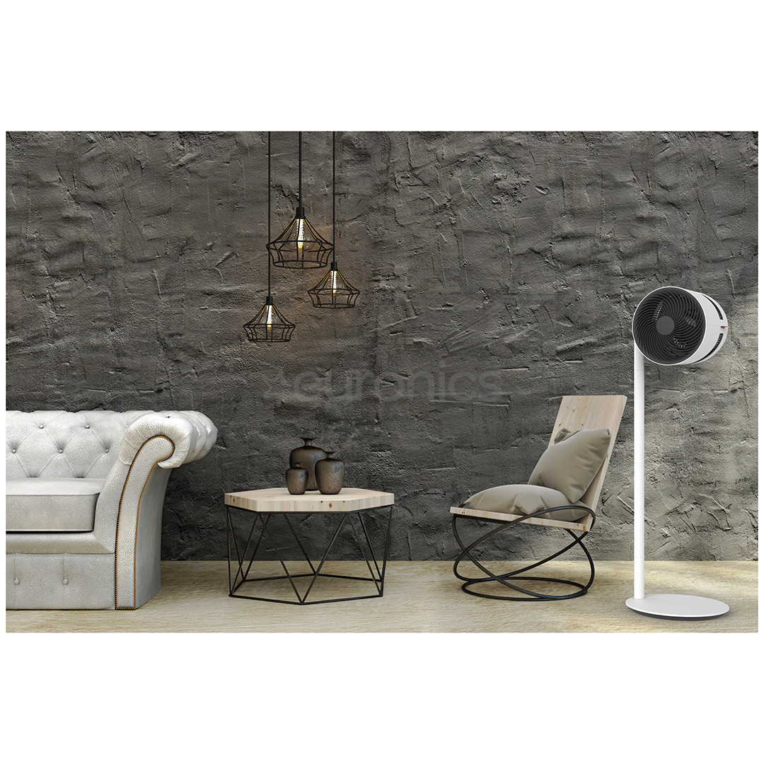 Boneco Air Shower, 33 W, balta/melna - Grīdas ventilators