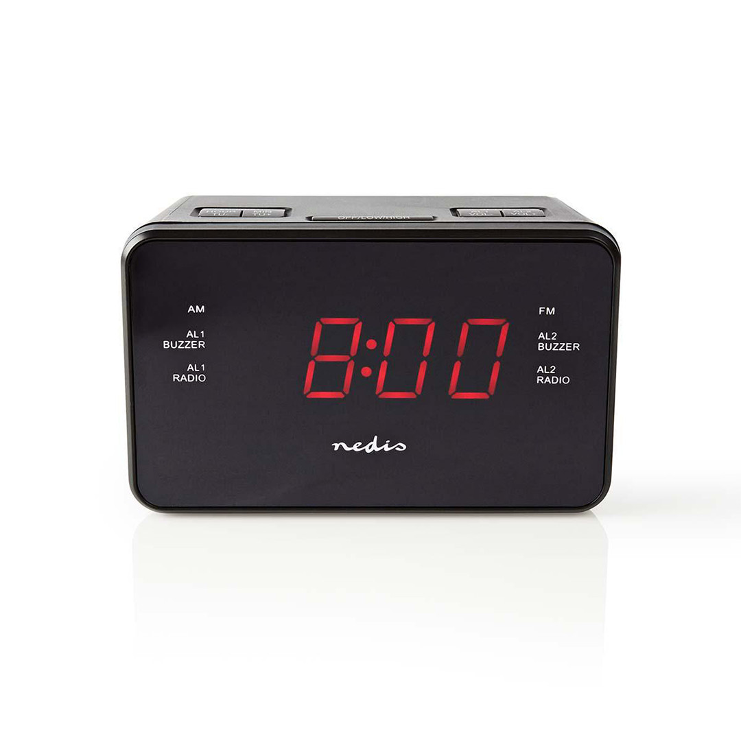 Clock radio CLAR002BK, Nedis
