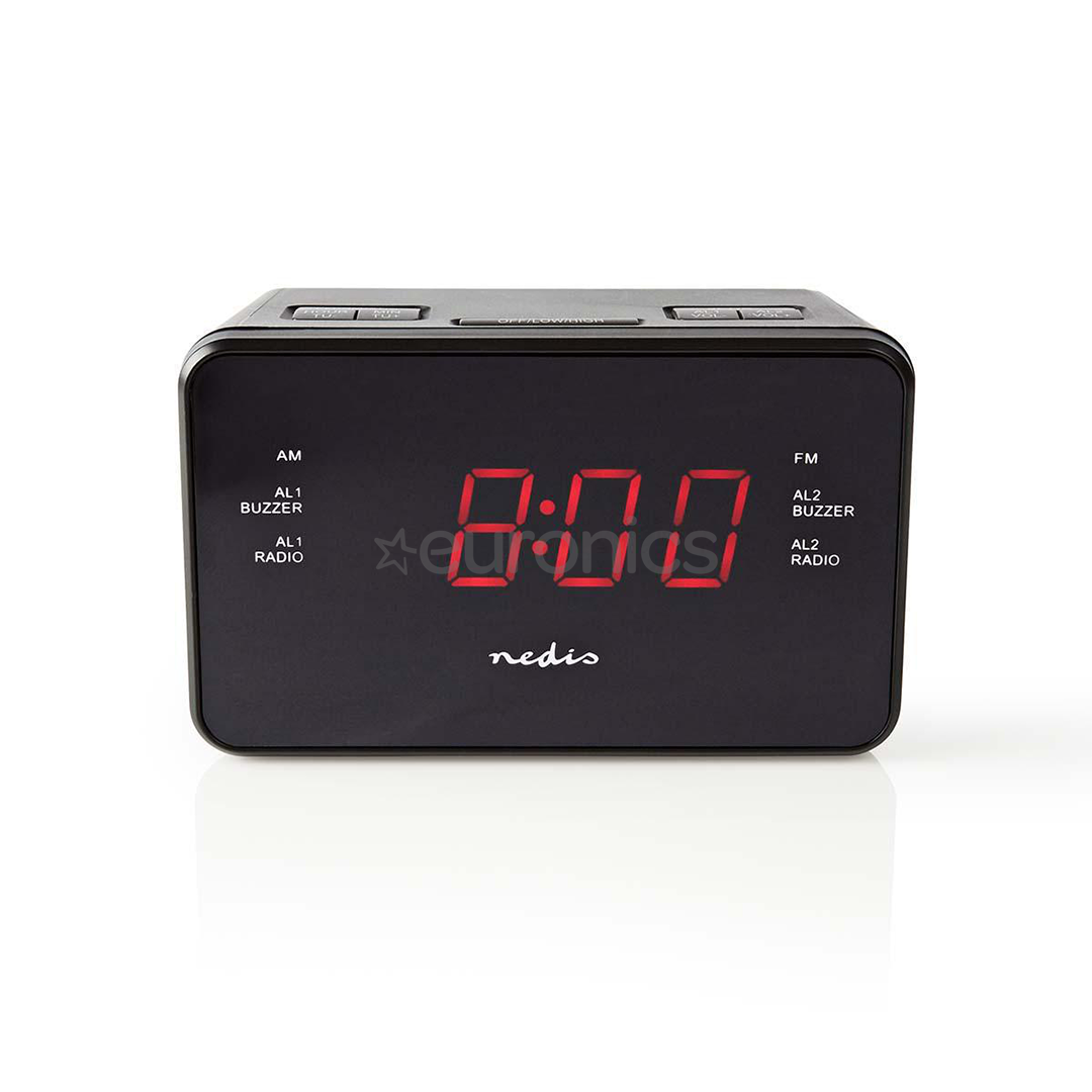 Clock radio CLAR002BK, Nedis