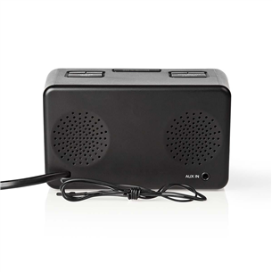 Radio pulkstenis CLAR002BK, Nedis