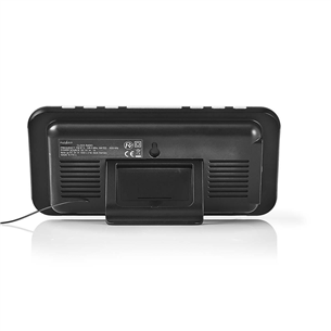 Radio pulkstenis CLAR004BK, Nedis