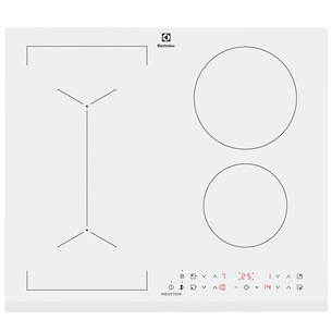 Electrolux, platums 59 cm, balta - Iebūvējama indukcijas plīts virsma LIV63431BW