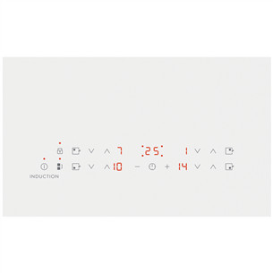 Electrolux, platums 59 cm, balta - Iebūvējama indukcijas plīts virsma