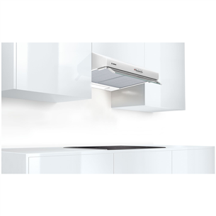 Bosch, 350 m³/h, width 60 cm, white - Cooker Hood