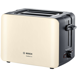 Bosch ComfortLine, 1090 W, beige/black - Toaster