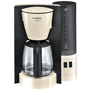 Bosch ComfortLine, water tank 1 L, beige/black - Coffee machine TKA6A047