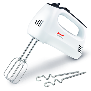 Tefal QuickMix, 300 W, balta/melna - Rokas mikseris