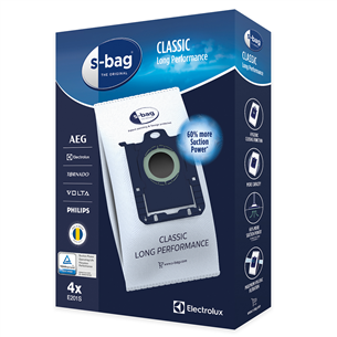 Electrolux s-bag Classic Long Performance, 4 gab. - Putekļu sūcēja maisiņi