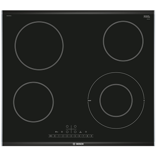 Bosch, platums 60.6 cm, melna - Iebūvējama keramiskā plīts virsma
