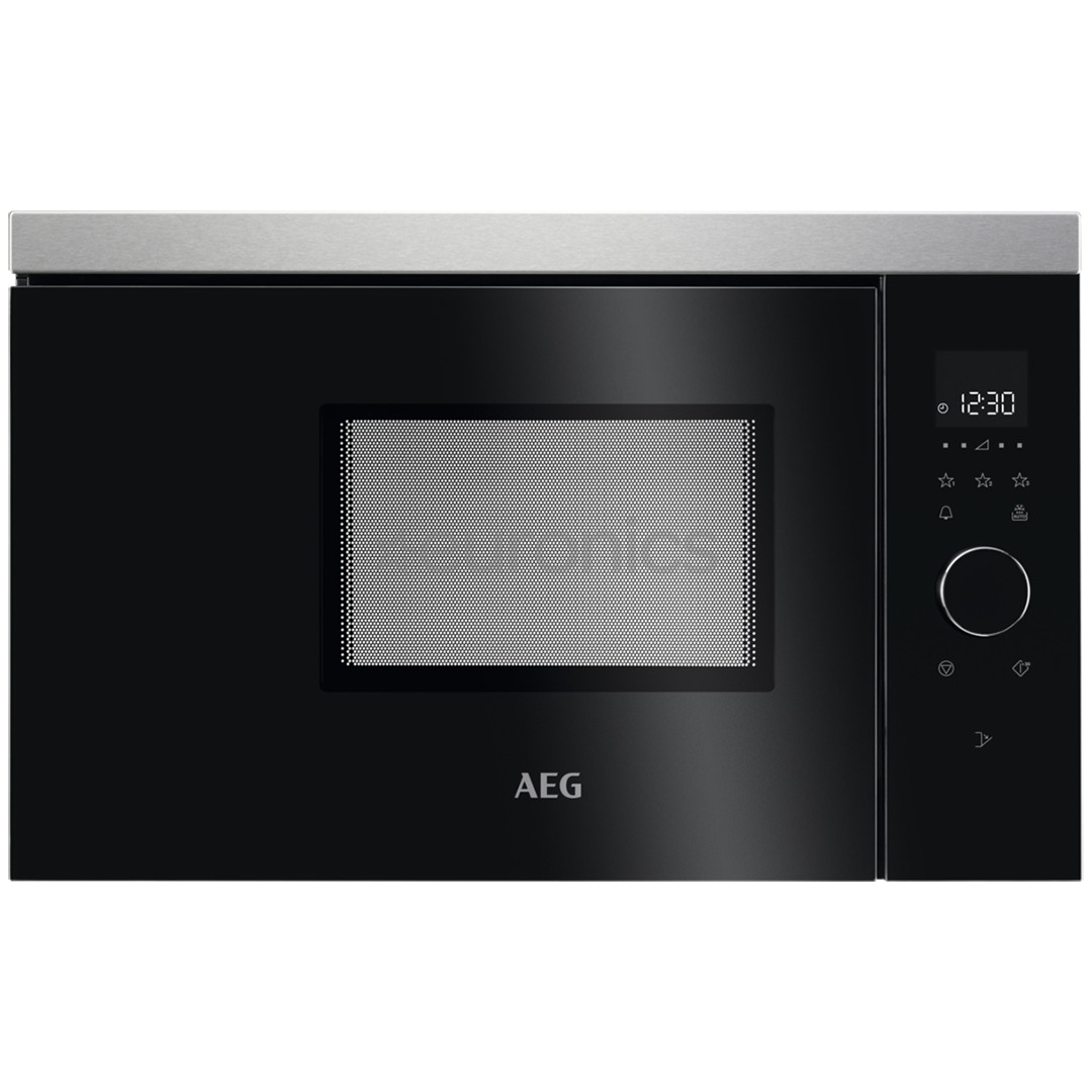 AEG, 17 L, 800 W, black/inox - Built-in Microwave Oven