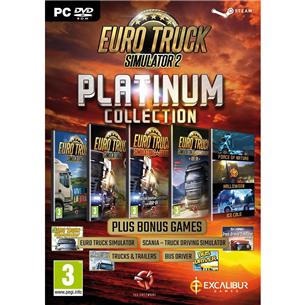 Компьютерная игра Euro Truck Simulator 2 Platinum Collection