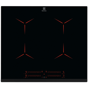 Electrolux 600 Pure, width 59 cm, frameless, black - Built-in Induction Hob EIP6446