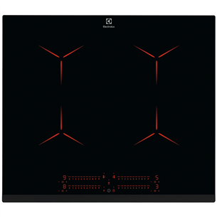 Electrolux 600 Pure, width 59 cm, frameless, black - Built-in Induction Hob