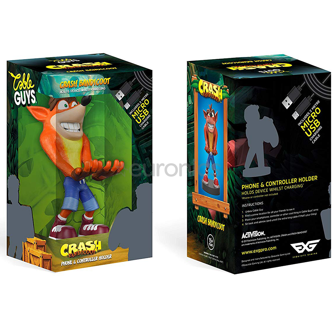 Ierīču turētājs Cable Guys Crash Bandicoot