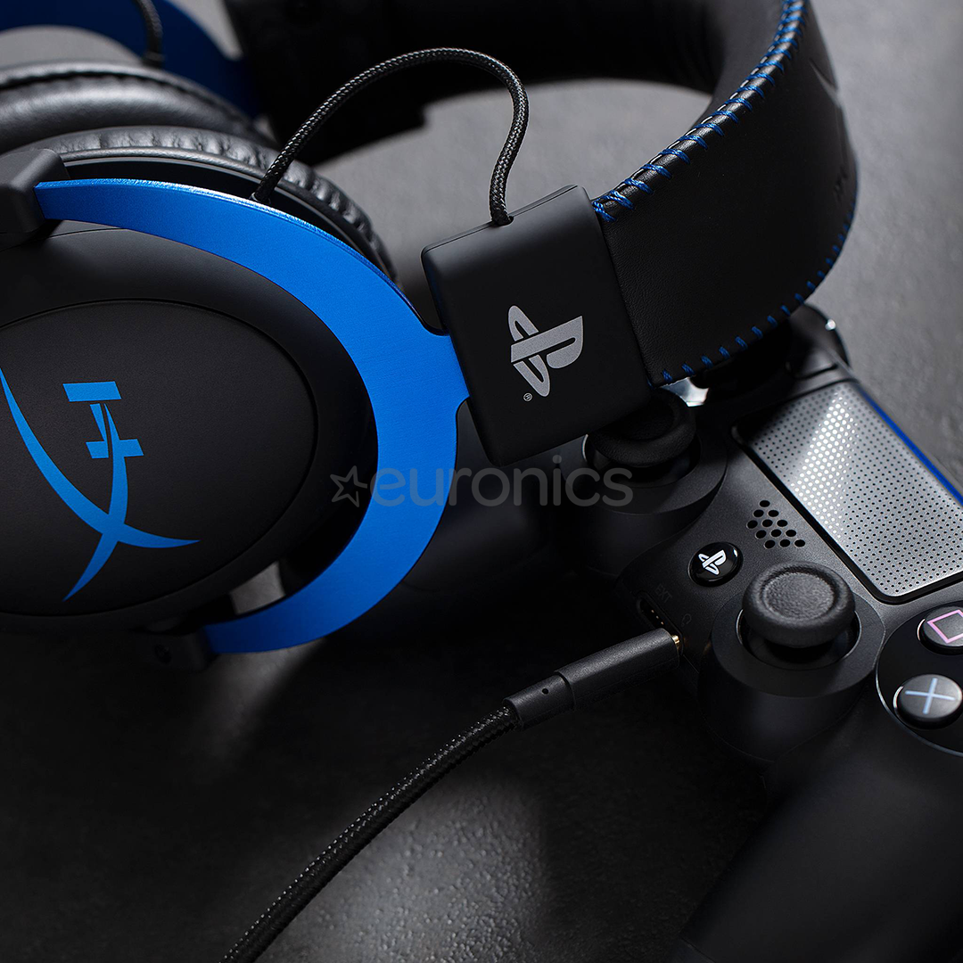 Kingston HyperX Cloud PS4, melna - Austiņas ar mikrofonu