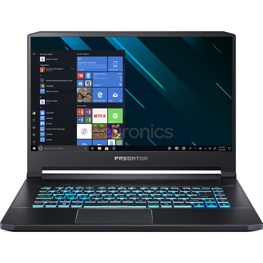 Portatīvais dators Predator Triton 500, Acer