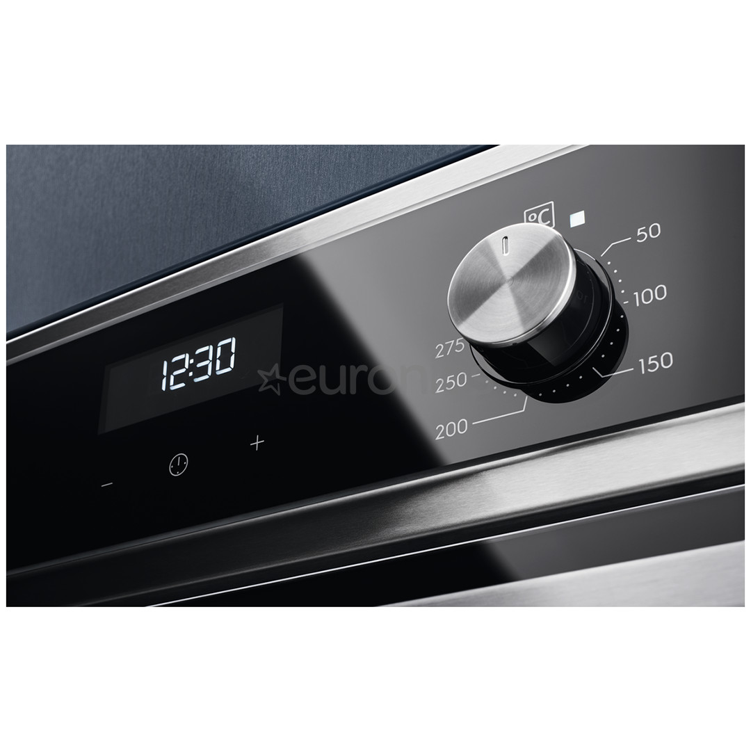 Electrolux, 72 L, katalītiskā tīrīšana, melna - Iebūvējama elektriskā cepeškrāsns