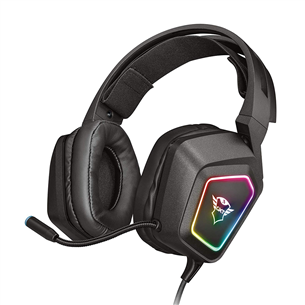 Trust GXT 450 Blizz RGB 7.1 Surround, melna - Austiņas ar mikrofonu