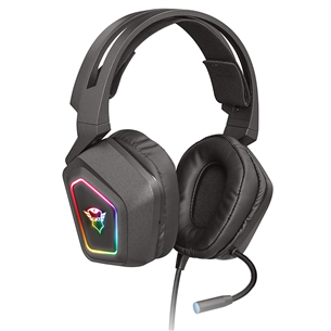 Trust GXT 450 Blizz RGB 7.1 Surround, melna - Austiņas ar mikrofonu