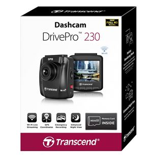 Video reģistrators DrivePro™ 230, Transcend