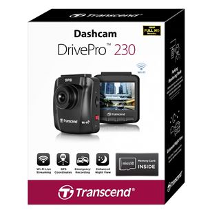 Видеорегистратор DrivePro™ 230, Transcend