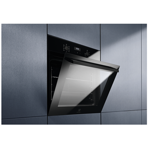 Electrolux, 57 L, catalytic cleaning, black - Built-in oven