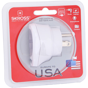 Ceļojuma adapteris EUR - USA, Skross