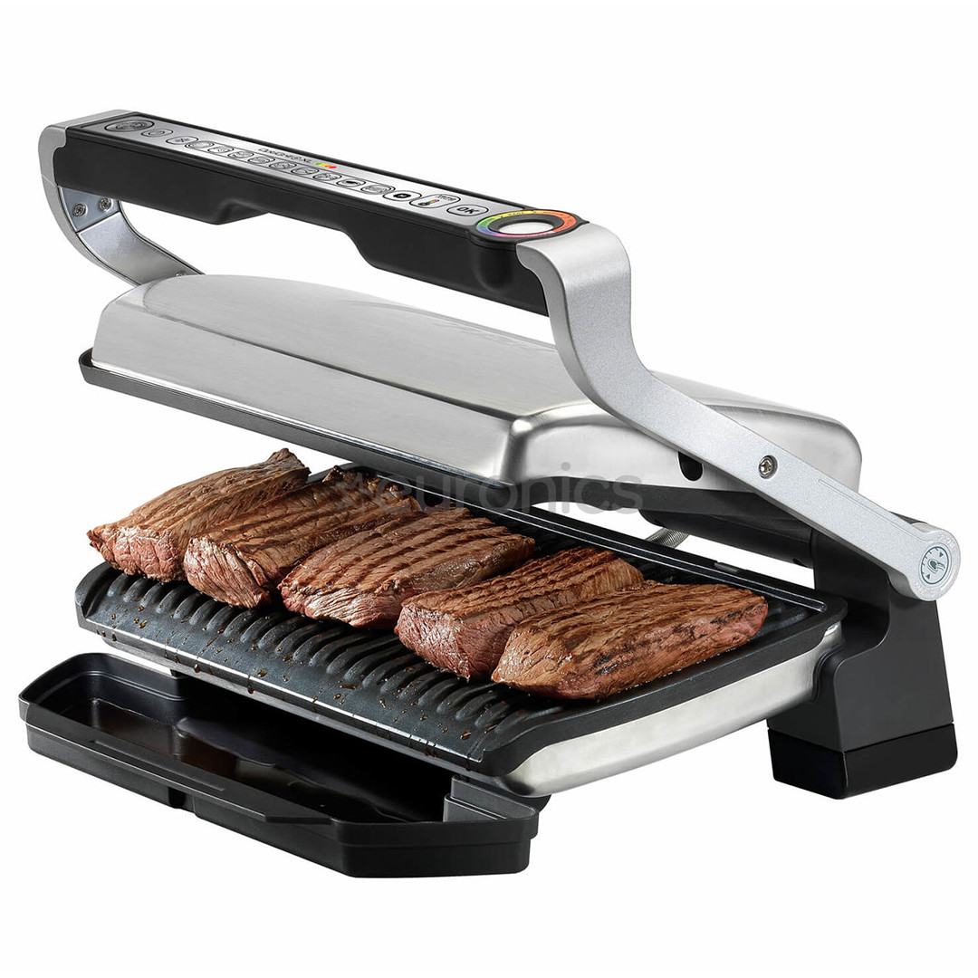 Tefal Optigrill+ XL, 2000 W, melna/nerūsējošā tērauda - Elektriskais grils