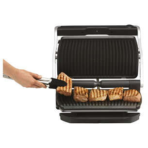 Tefal Optigrill+ XL, 2000 W, melna/nerūsējošā tērauda - Elektriskais grils