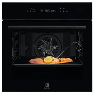 Electrolux SteamBoost 800, 70 л, черный - Интегрируемый паровой духовой шкаф EOB7S31Z