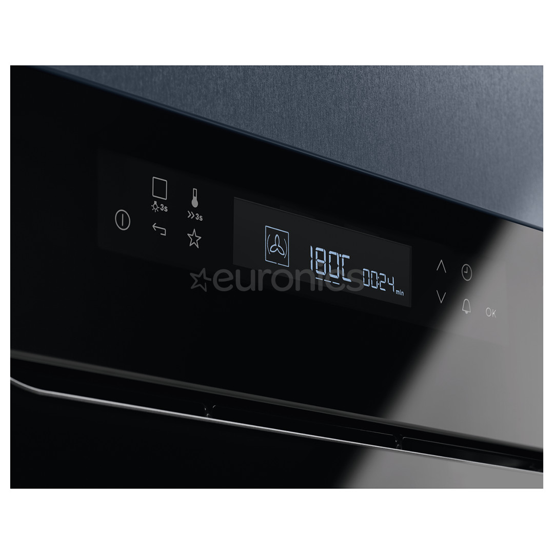 Electrolux SteamBoost 800, 70 L, black - Built-in Steam Oven