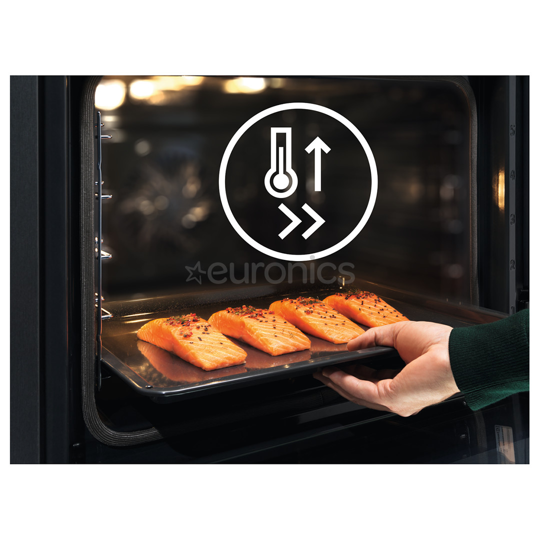 Electrolux SteamBoost 800, 70 L, black - Built-in Steam Oven