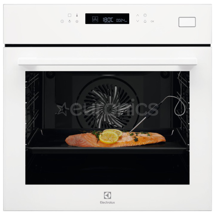 Electrolux, 70 L, balta - Iebūvējama tvaika elektriskā cepeškrāsns