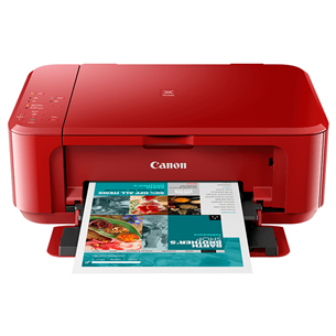 Canon PIXMA MG3650S, WiFi, duplex, red - Multifunctional Color Inkjet Printer