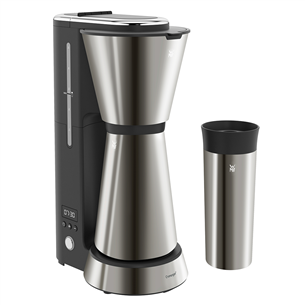 WMF KITCHENminis Thermo to go, ūdens tvertne 0.75 L, pelēka - Kafijas automāts ar filtru