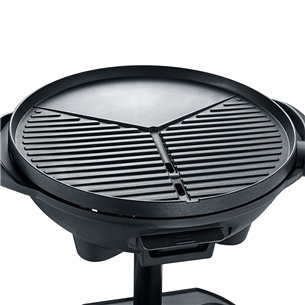 Electric BBQ stand grill with hood Severin