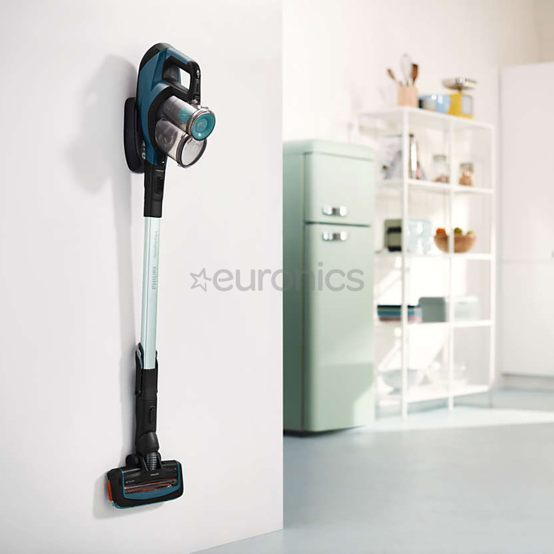 Philips SpeedPro Aqua, gaiši zila - Bezvadu putekļu sūcējs