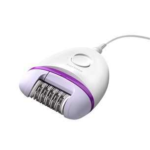 Philips Satinelle Essential, balta/lillā - Epilator